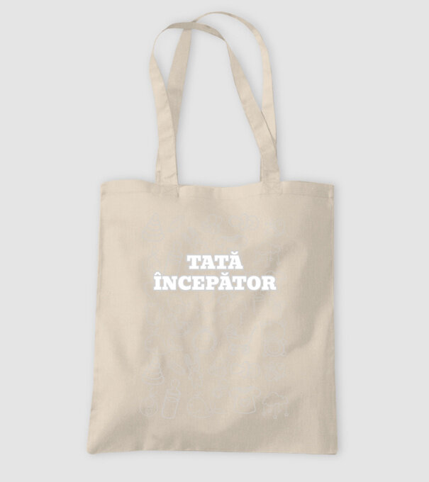 Tată începător model nisipiu pe tricou