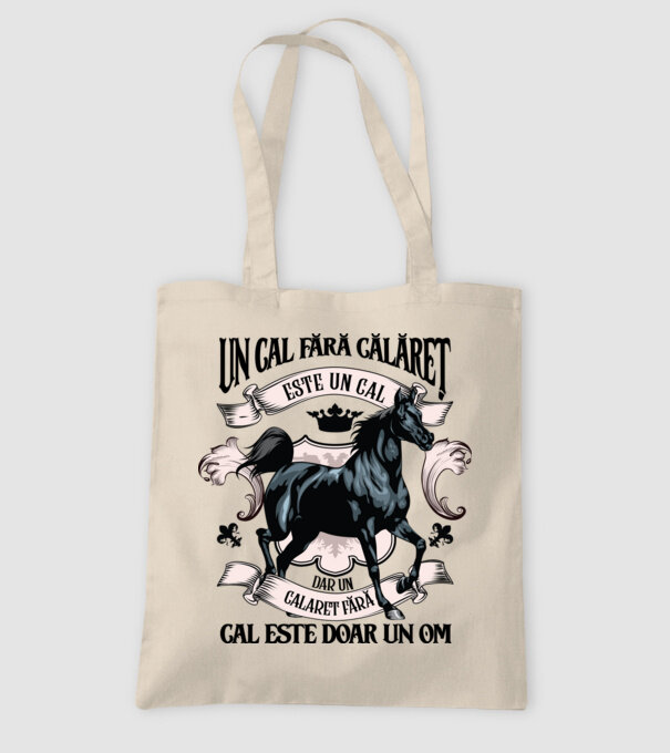 un cal fără călăreț este un cal - dar un călăreț fără cal este doar un om model nisipiu pe tricou