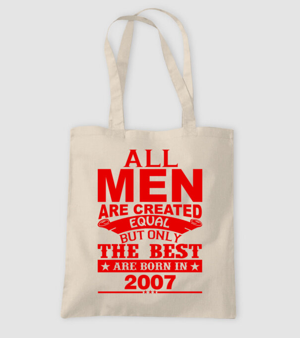 All men are created - 2007 model nisipiu pe tricou