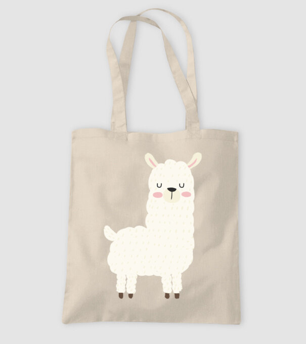 Alpaca model nisipiu pe tricou