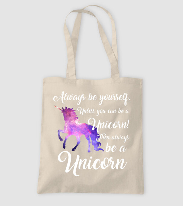 Always be UNICORN model nisipiu pe tricou