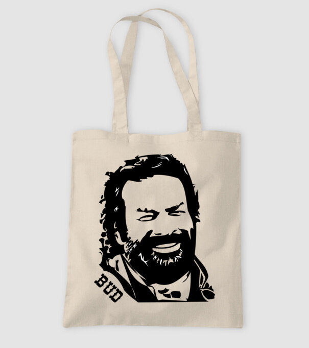 Față Bud Spencer model nisipiu pe tricou