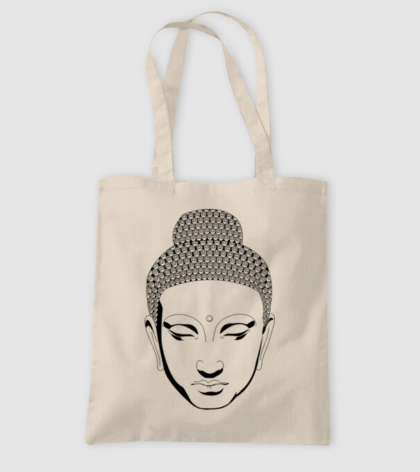 buddhas head model nisipiu pe tricou