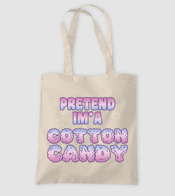 Vată de zahăr carnaval model nisipiu pe tricou