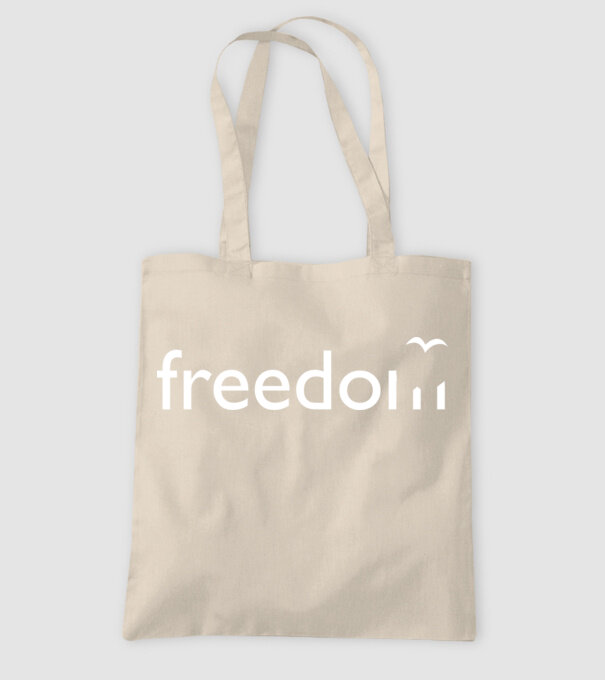 Freedom model nisipiu pe tricou