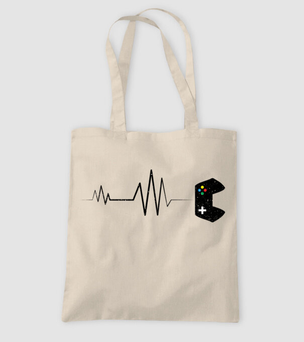 Gamer Ritm cardiac model nisipiu pe tricou