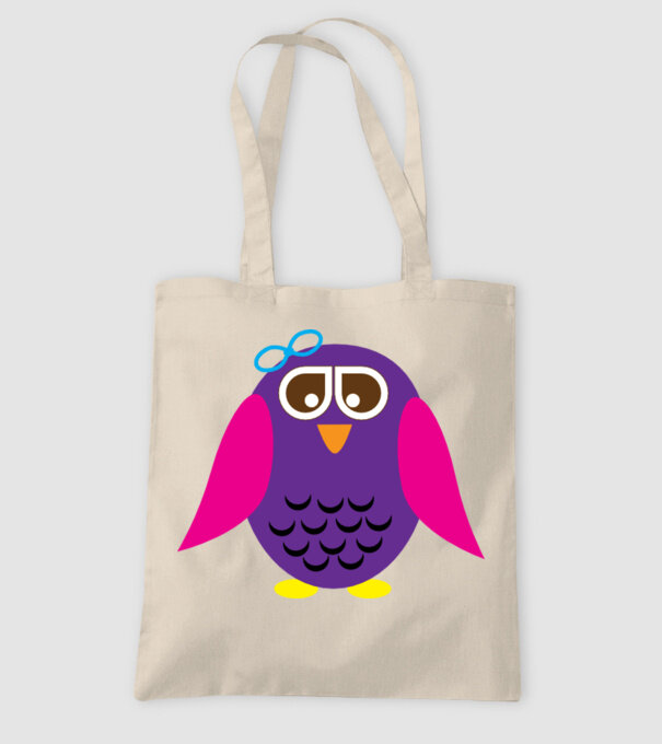 Owl model nisipiu pe tricou