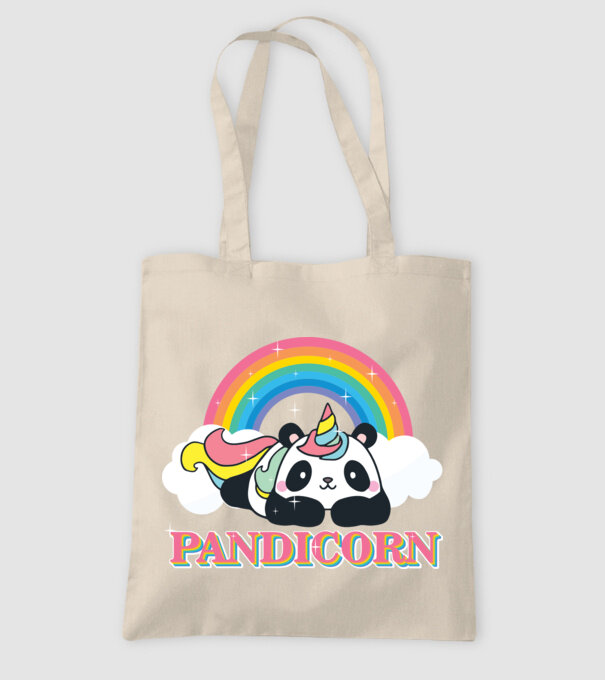 PANDICORN model nisipiu pe tricou