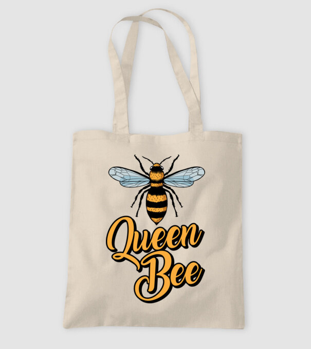 Queen Bee model nisipiu pe tricou