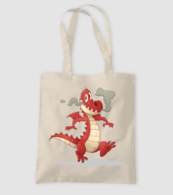 Dragon model nisipiu pe tricou