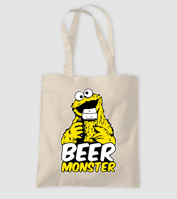 Monstru bere model nisipiu pe tricou