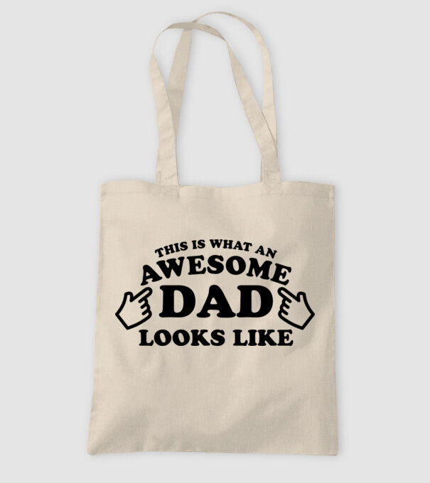 This is how an awesome Dad looks like model nisipiu pe tricou