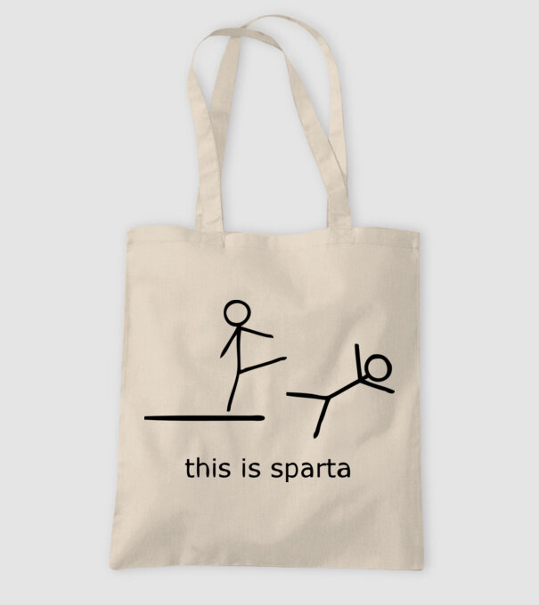 this is sparta model nisipiu pe tricou