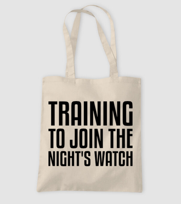 Training to join the nights watch model nisipiu pe tricou