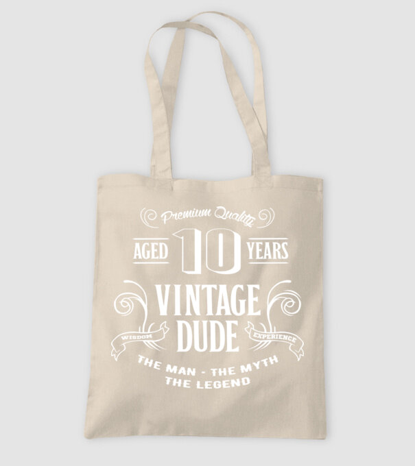 Vintage Dude - 10 model nisipiu pe tricou