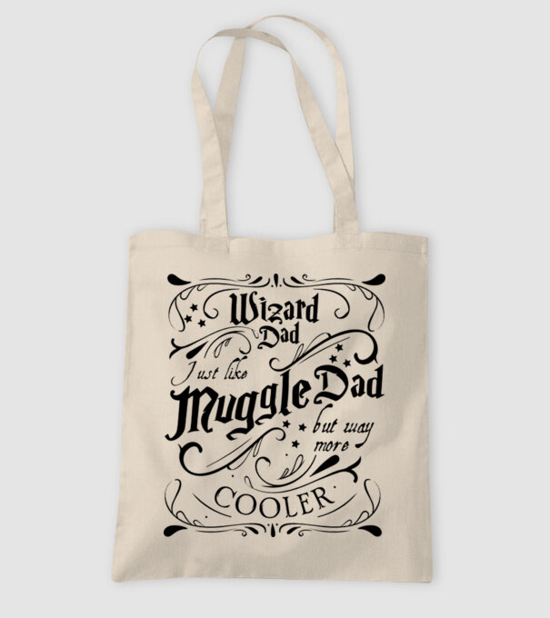 Wizard dad model nisipiu pe tricou