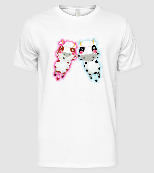 Bar viței model alb pe tricou