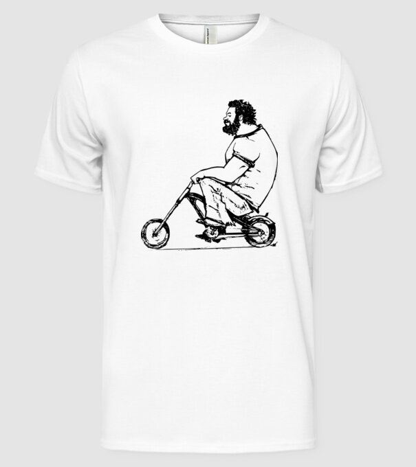 Bud Spencer Retro model alb pe tricou