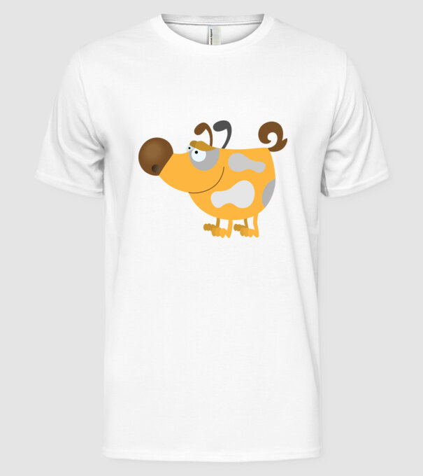 model alb pe tricou