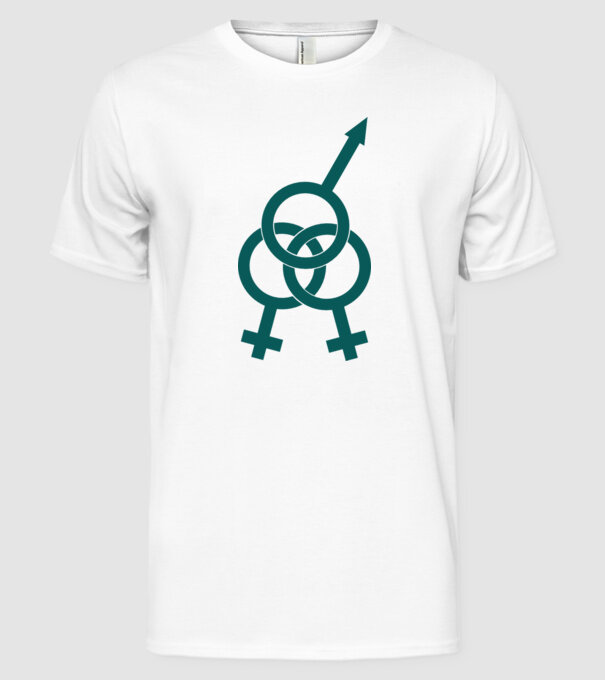 plăcere dublă model alb pe tricou