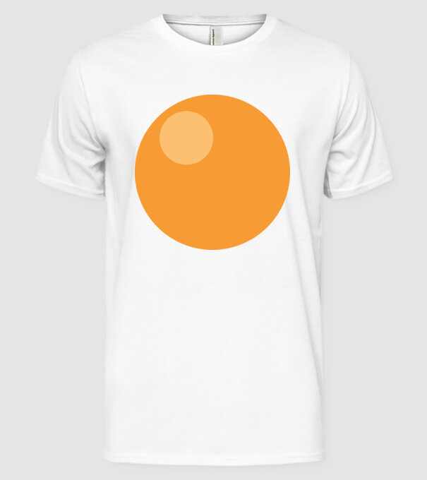 Ouă carnaval model alb pe tricou