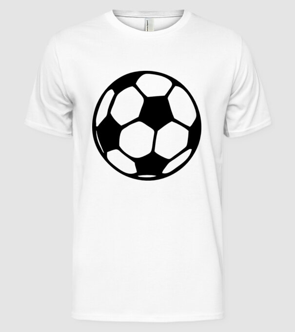 minge fotbal model alb pe tricou