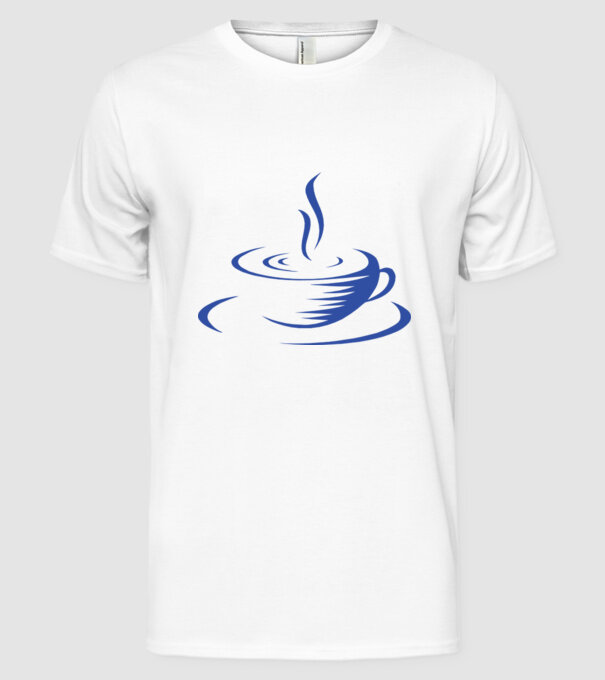 cană cafea model alb pe tricou