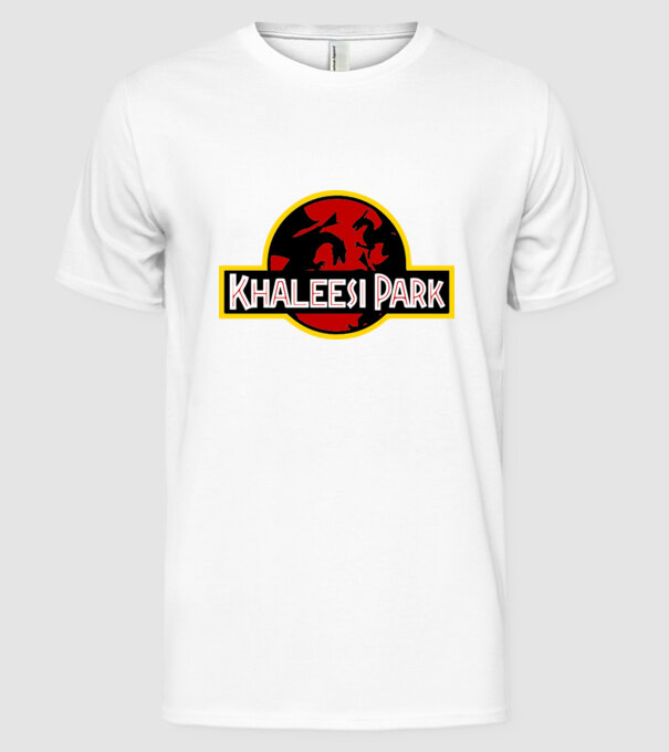Khaleesi Park model alb pe tricou