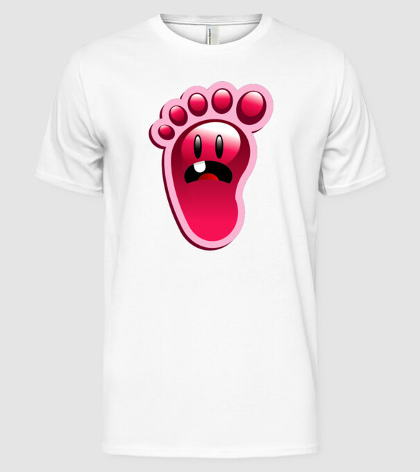 amprentă1 model alb pe tricou