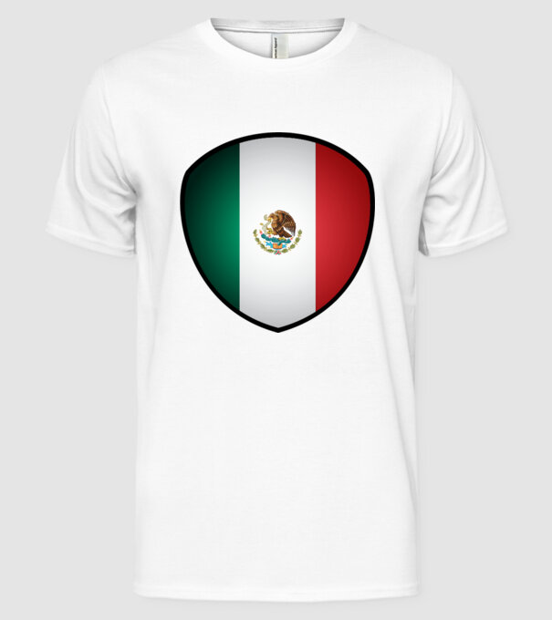 MEX-jabulani-flag model alb pe tricou