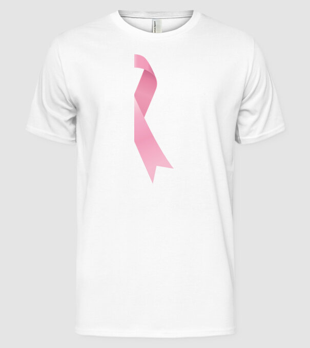 Panglică mare model alb pe tricou
