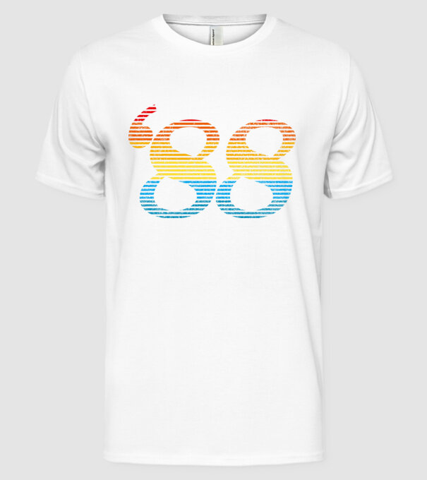 Retro Birthday 1988 model alb pe tricou