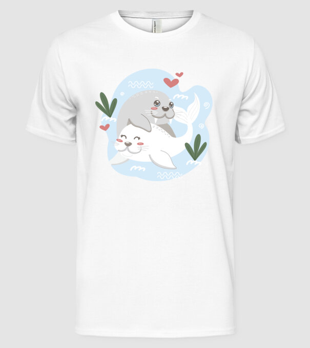 FOCI ÎNDRĂGOSTITE model alb pe tricou