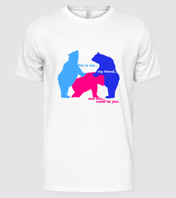 This is me... model alb pe tricou