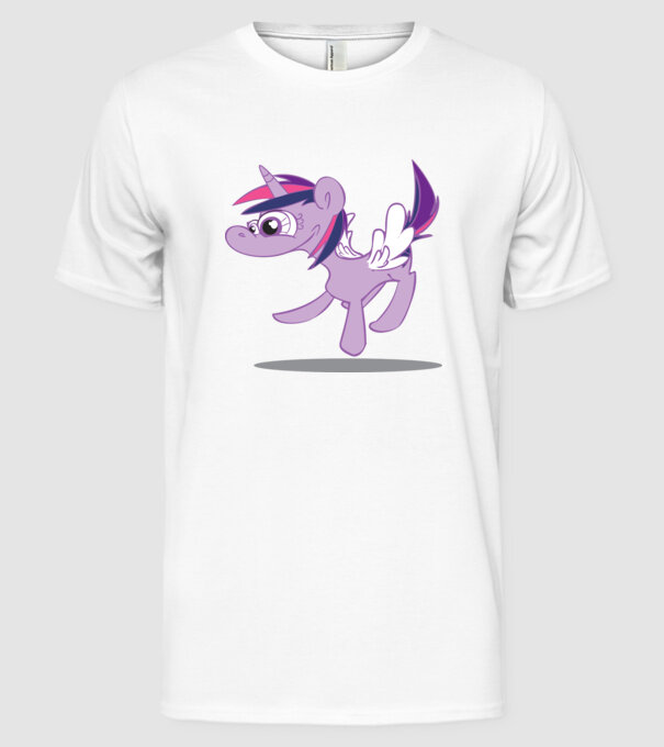ugly my little pony model alb pe tricou