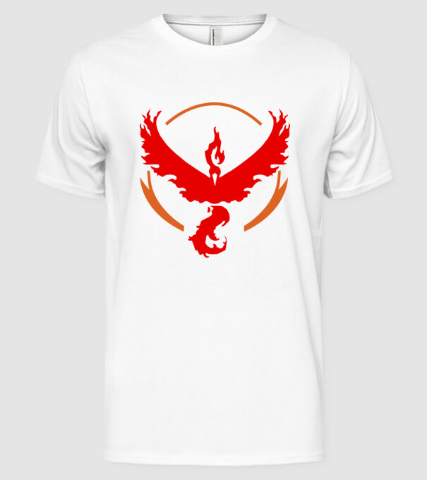 Valor team logo model alb pe tricou