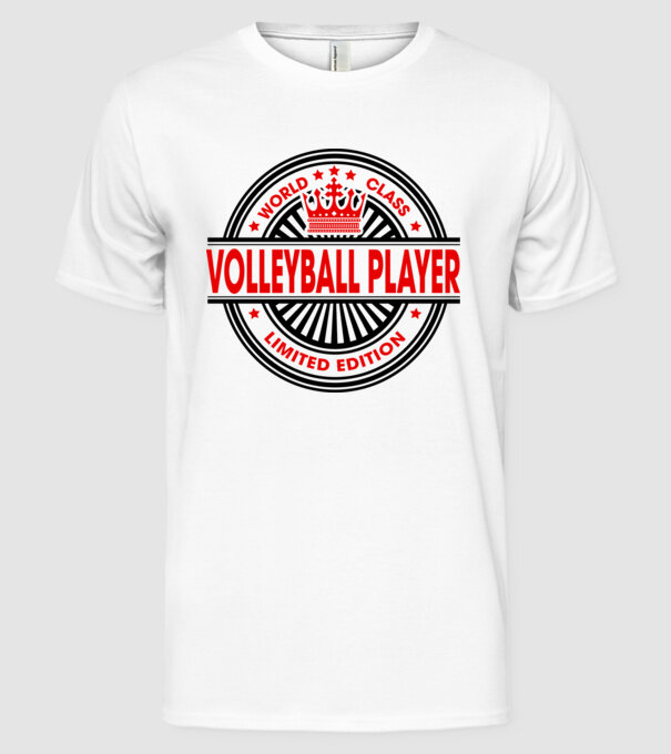 World class VOLEIBALIST model alb pe tricou