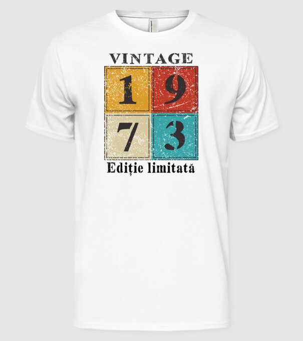 1973 - Ediție limitată model alb pe tricou