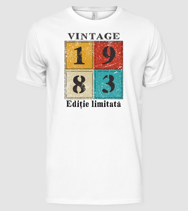 1983 - Ediție limitată model alb pe tricou