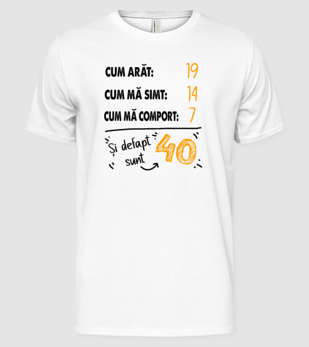 Aspect, senzație, comportament 40 Alb model alb pe tricou