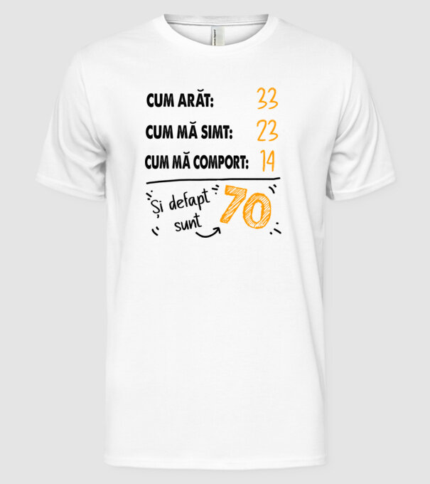 Aspect, senzație, comportament 70 Alb model alb pe tricou