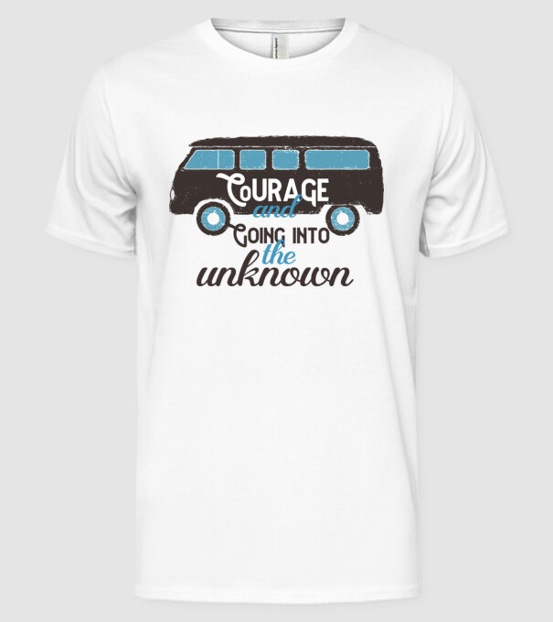 Autobuze model alb pe tricou