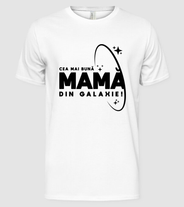 Cea mai bună bunică din Galaxie! model alb pe tricou