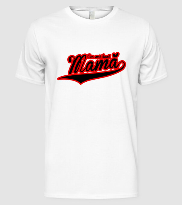 Cea mai bună mamă model alb pe tricou