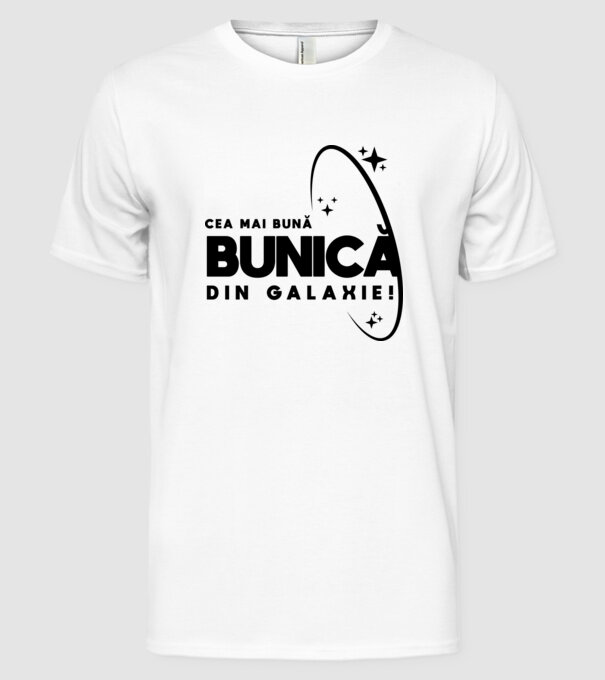 Cea mai bună mamă din Galaxie! model alb pe tricou