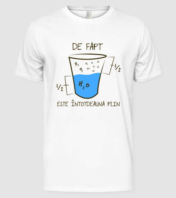 de fapt, este întotdeauna plin model alb pe tricou