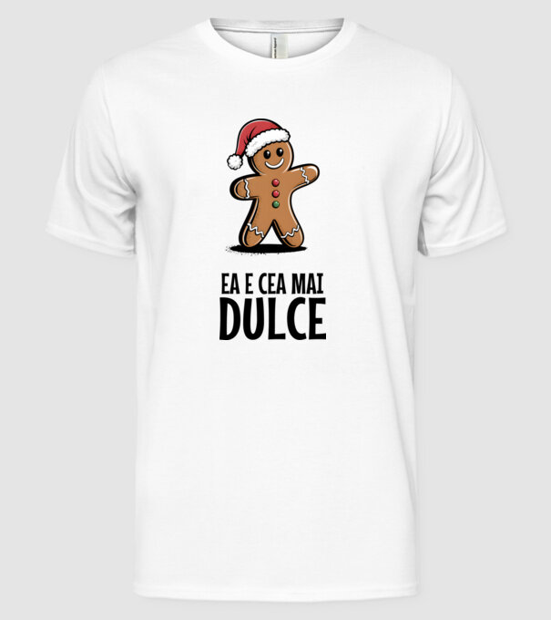 Ea e cea mai dulce alb model alb pe tricou