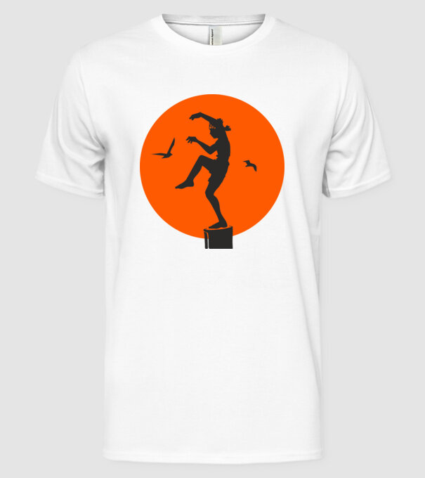 Larusso training cobra kai model alb pe tricou