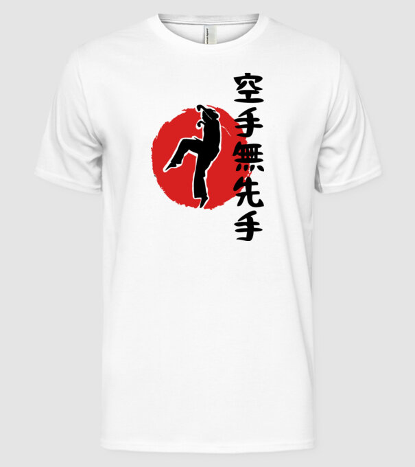 Larusso training japan model alb pe tricou