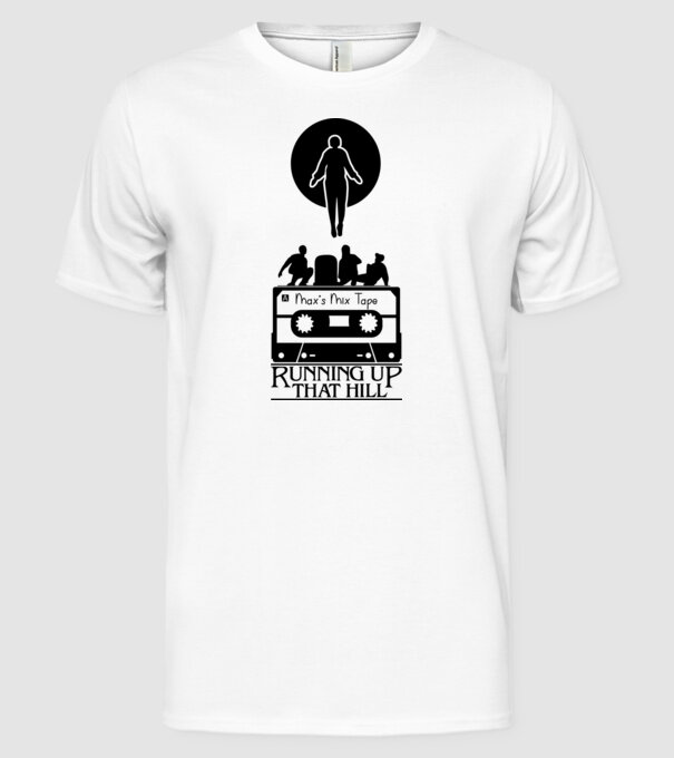 maxs mix tape stranger things model alb pe tricou